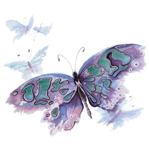 Obrázek produktu Dámské tričko Akvarel Motýl