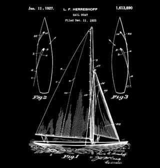 Obrázek 2 produktu Pánské tričko Plachetnice Patent L. F. Herreschoffa