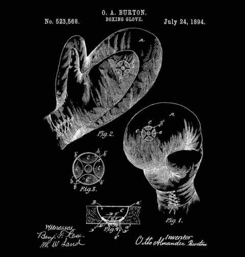 Obrázek produktu Dámské tričko Boxerská rukavice Patent O. A. Burtona