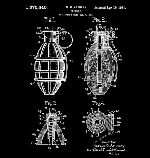 Obrázek produktu Dětské tričko Granát Patent M. O. Anthonyho