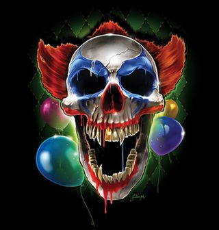 Obrázek 2 produktu Pánské tričko Killer Clown Skull Zabijácký Klaun 