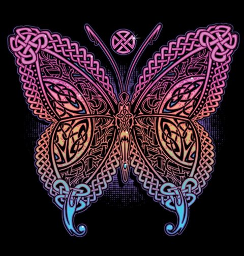 Obrázek produktu Pánské tričko Keltský Motýl