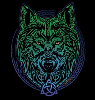 Obrázek 2 produktu Pánské tričko Keltský Vlk 