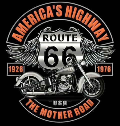 Obrázek produktu Pánské tričko Matka všech silnic Route 66