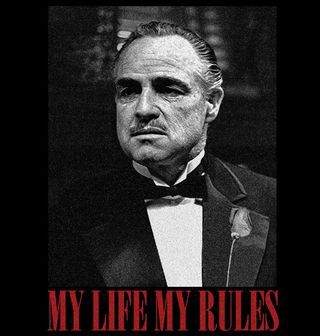 Obrázek 2 produktu Pánské tričko Marlon Brando - Můj život, moje pravidla (Velikost: M)