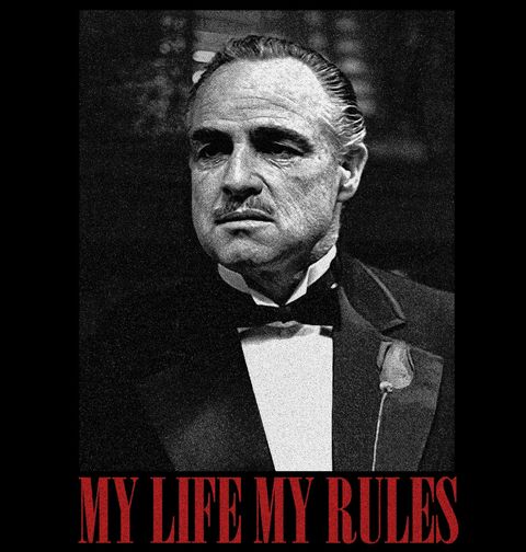 Obrázek produktu Pánské tričko Marlon Brando - Můj život, moje pravidla