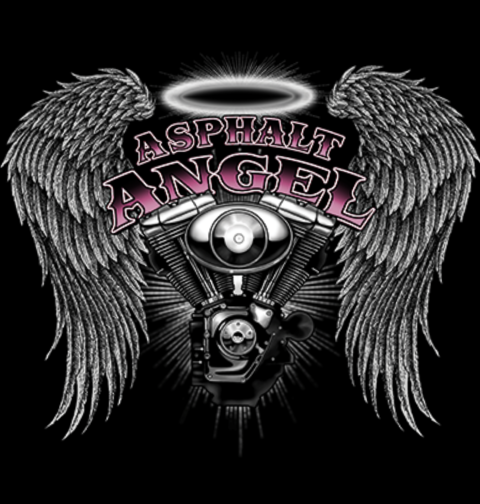 Obrázek produktu Dámské tričko Asfaltový anděl Asphalt angel