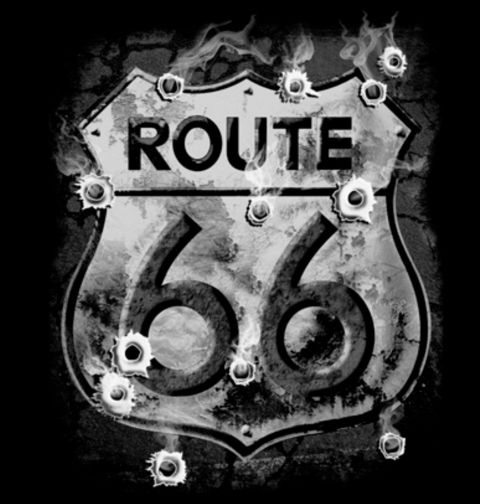 Obrázek produktu Pánská mikina Route 66 Legendární trasa, nekončící příběh