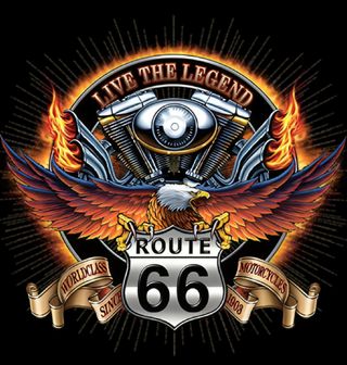 Obrázek 2 produktu Pánské tričko Route 66 Prožij Legendu (Velikost: S)