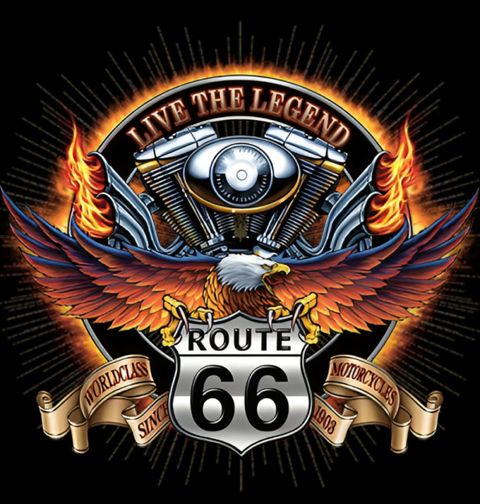 Obrázek produktu Dámské tričko Route 66 Prožij Legendu