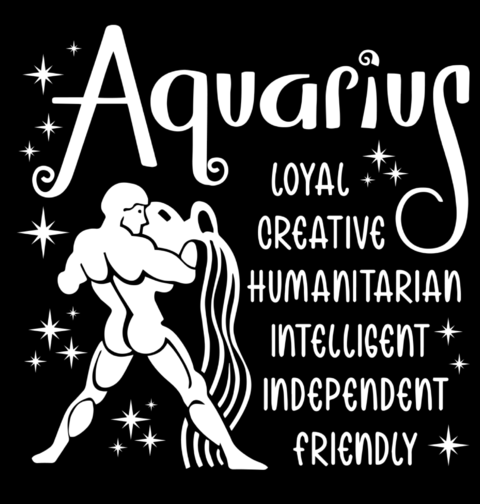 Obrázek produktu Dámské tričko Horoskop Vodnář Aquarius 