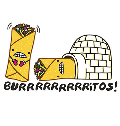 Obrázek produktu Pánské tričko Burrito Iglů Burrrrrrrrritos!