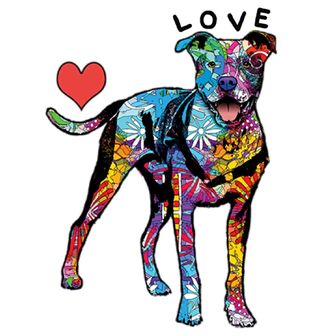 Obrázek 2 produktu Pánské tričko Láska k pitbullům