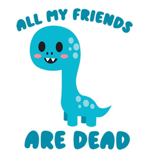 Obrázek produktu Pánské tričko Všichni mí přátelé jsou mrtví