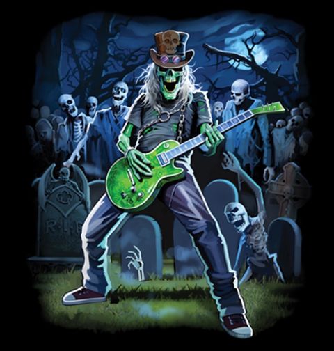 Obrázek produktu Dámské tričko Rockový zombík