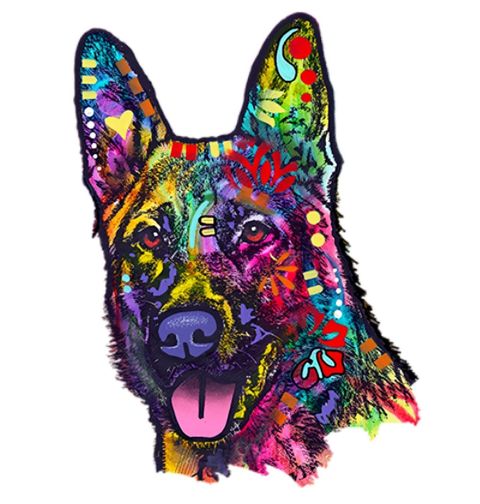 Obrázek produktu Dámské tričko Neonový Ovčák Pes