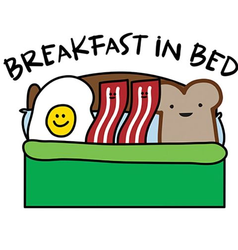 Obrázek produktu Pánské tričko Snídaně do postele