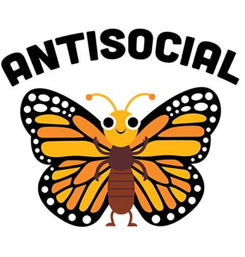 Obrázek produktu Dámské tričko Antisociální motýl