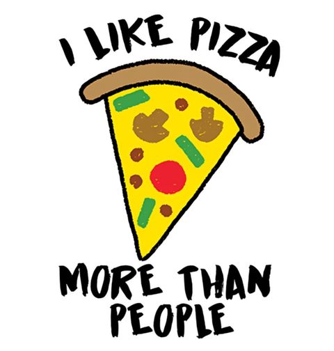Obrázek produktu Pánské tričko Pizza je lepší než lidé