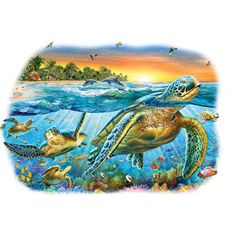 Obrázek 2 produktu Pánské tričko Podmořské želvy