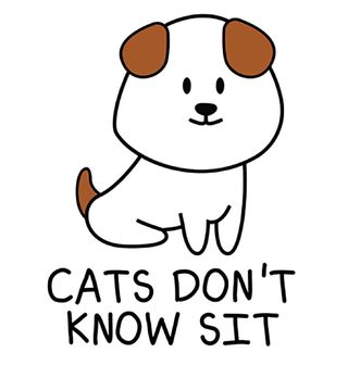 Obrázek 2 produktu Dámské tričko Kočky neumí povel sedět