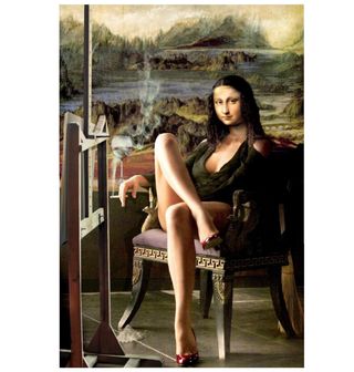 Obrázek 3 produktu Pánské tričko Mona Lisa v zákulisí