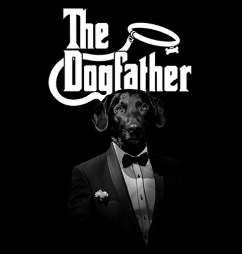 Obrázek produktu Pánské tričko The Dogfather Kmotr Pes