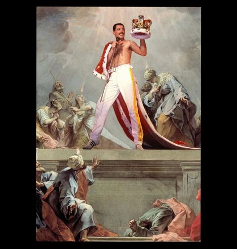Obrázek produktu Dámské tričko Král Freddie Mercury