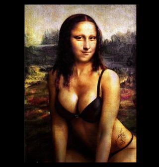 Obrázek 2 produktu Pánské tričko Svůdná Mona Lisa