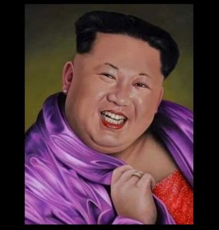 Obrázek 2 produktu Dámské tričko Transgender Kim Čong-un
