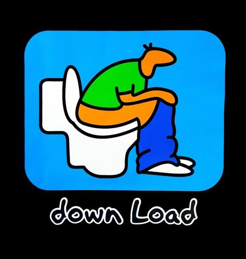 Obrázek produktu Pánské tričko DownLoad - načítání hromádky