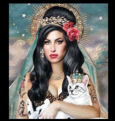 Obrázek produktu Pánské tričko Svatá Marie Amy Winehouse