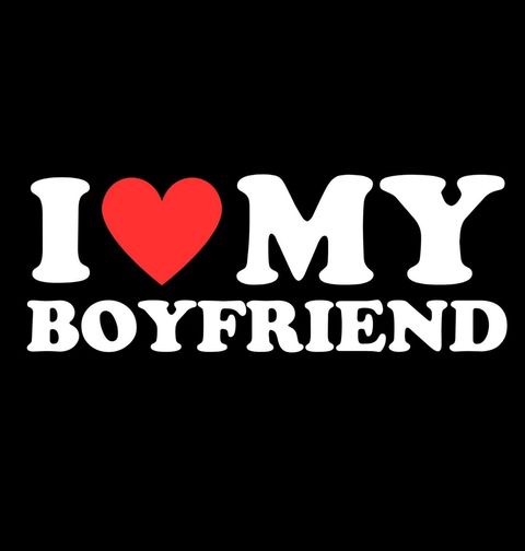 Obrázek produktu Pánské tričko Miluju svého přítele I Love My Boyfriend