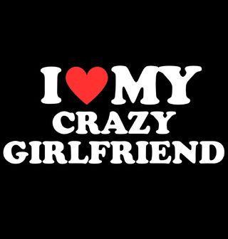 Obrázek 2 produktu Dámské tričko Miluju moji šílenou přítelkyni I Love My Crazy Girlfriend