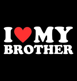 Obrázek 2 produktu Pánské tričko Miluju svého bratra I Love My Brother