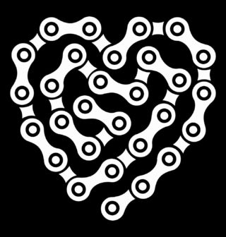 Obrázek 1 produktu Bavlněná taška Srdce z Řetězu Bike Chain Heart