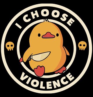 Obrázek 2 produktu Pánské tričko Vybral jsem si násilí I choose violence (Velikost: 5XL)