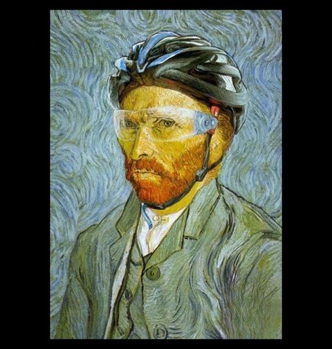 Obrázek produktu Dámské tričko Vincent van Gogh na kole