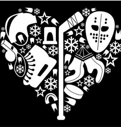 Obrázek produktu Dětské tričko Hokejové srdce Ice Hockey Heart