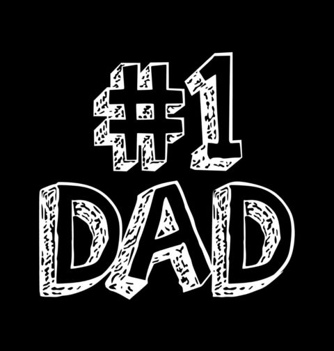 Obrázek produktu Pánské tričko Jedinečný Táta Dad number one