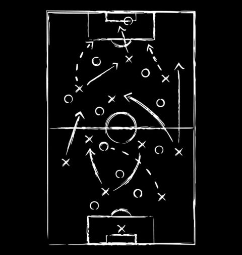 Obrázek produktu Pánské tričko Fotbalová taktika