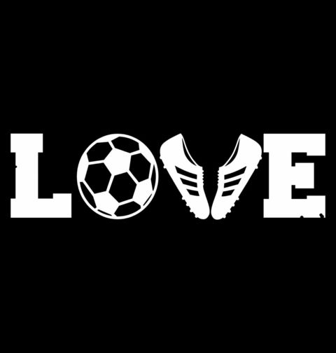 Obrázek produktu Bavlněná taška Láska k fotbalu Love football