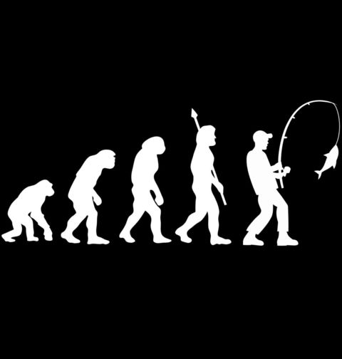 Obrázek produktu Pánské tričko Evoluce rybaření