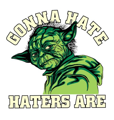 Obrázek produktu Pánské tričko Mistr Yoda "Hejtit budou hejtři!"