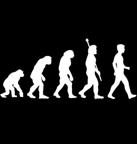 Obrázek produktu Dámské tričko Evoluce člověka