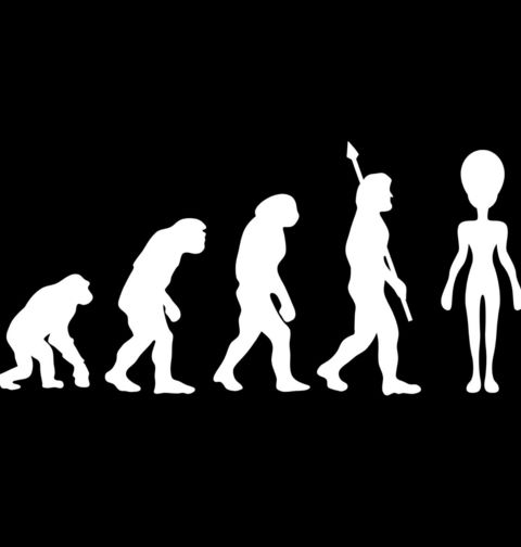 Obrázek produktu Pánské tričko Evoluce mimozemšťana