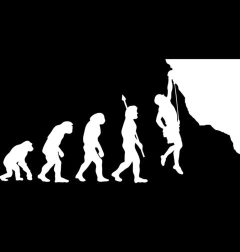 Obrázek produktu Pánské tričko Evoluce lezectví