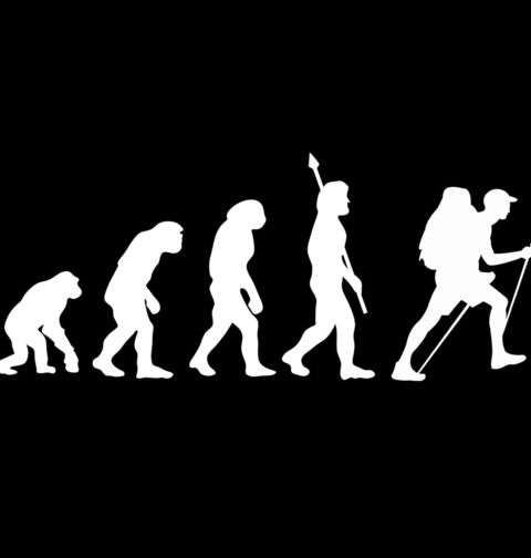 Obrázek produktu Pánské tričko Evoluce hikingu