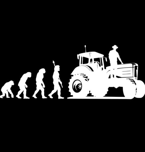 Obrázek produktu Pánská mikina Evoluce traktoru