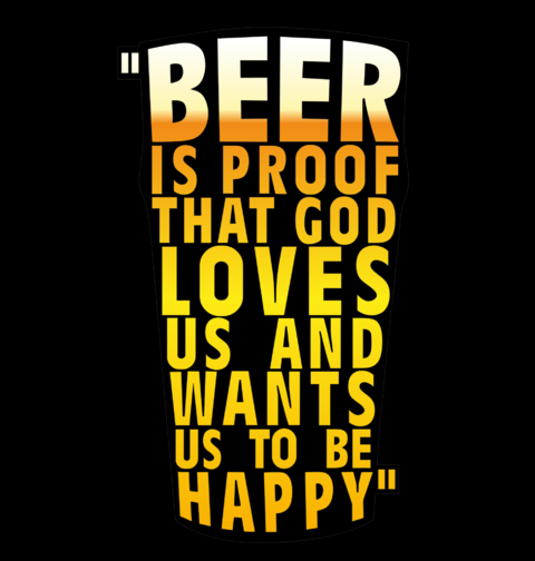 Obrázek produktu Dámské tričko „Pivo je důkaz, že bůh nás miluje a chce, ať jsme šťastní.“